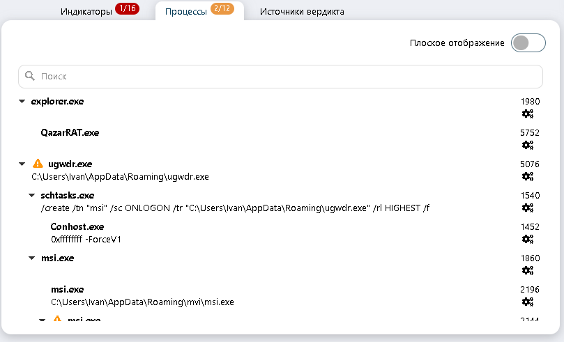 Общая информация по файлу